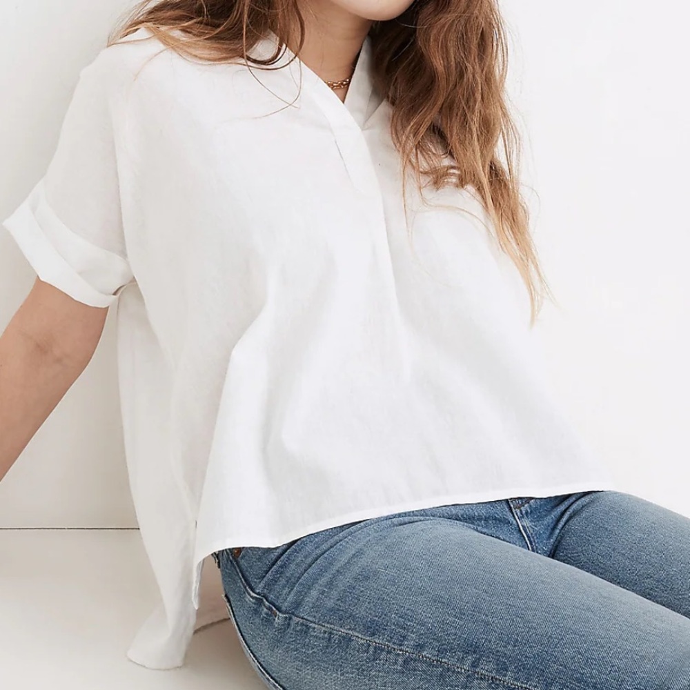 Madewell Lakeline Popover Shirt